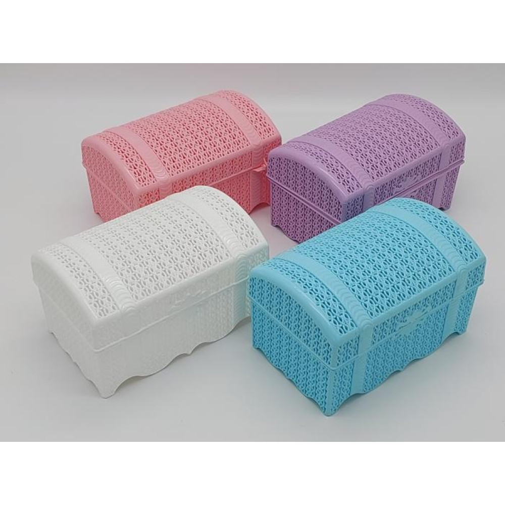 Сундук пластиковый Alya Plastik ALY 300 для хранения вещей Косичка 19*12 cm H 12 cm