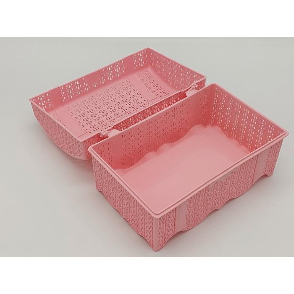 Сундук пластиковый Alya Plastik ALY 301 для хранения вещей Косичка 24*15 cm H 14,5 cm