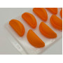Форма емкость для заморозки кубиков льда пластиковая Долька апельсина 22*11 cm H 2 cm