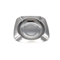 Пепельница металлическая квадратная для сигарет настольная 11*11 cm H 1,2 cm