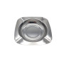 Пепельница металлическая квадратная для сигарет настольная 11*11 cm H 1,2 cm