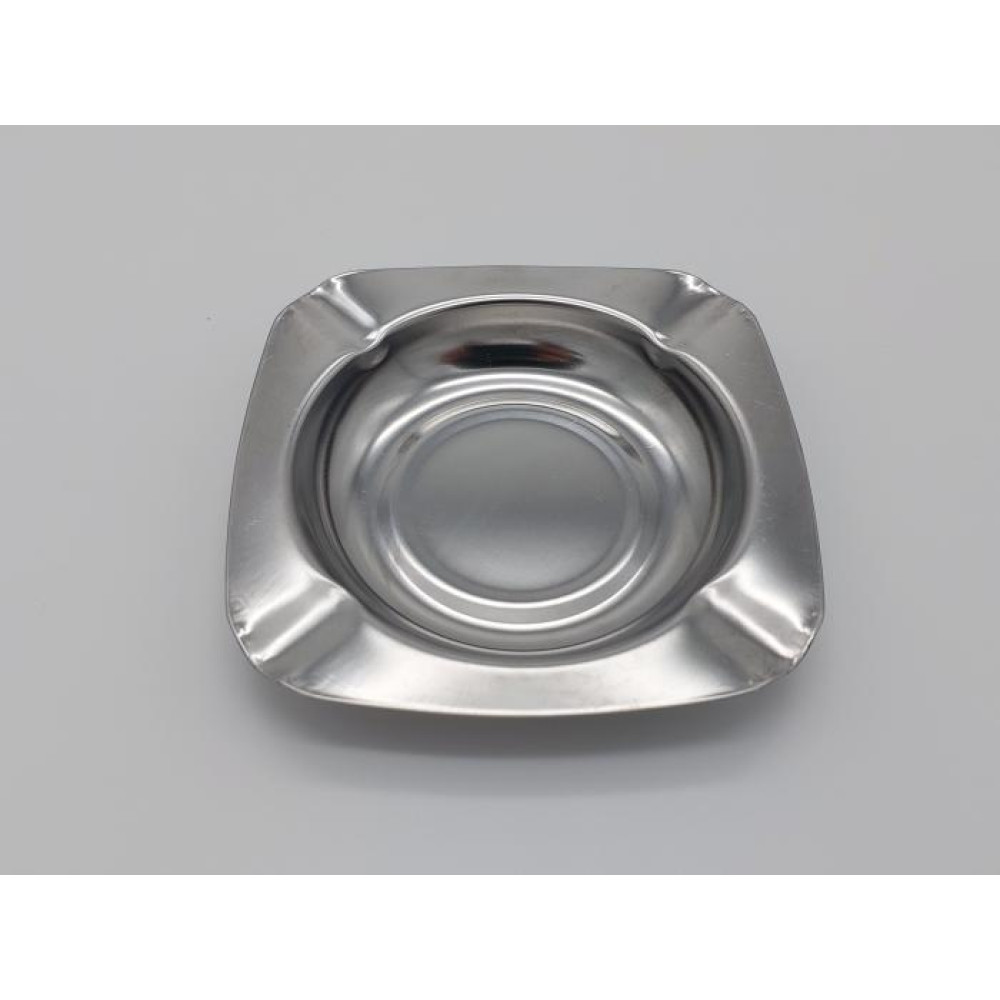 Пепельница металлическая квадратная для сигарет настольная 11*11 cm H 1,2 cm