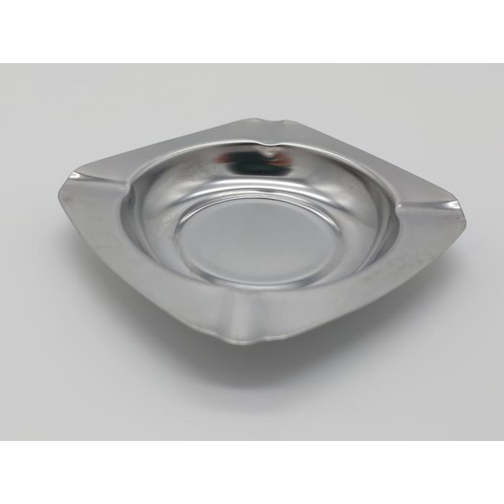 Пепельница металлическая квадратная для сигарет настольная 11*11 cm H 1,2 cm