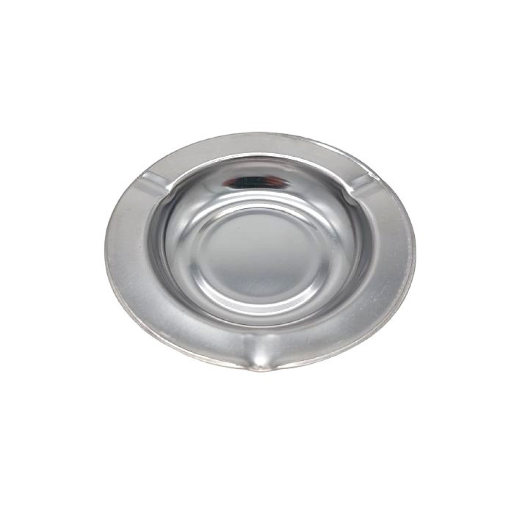 Попільничка металева кругла для цигарок настільна D 12 cm H 1,5 cm