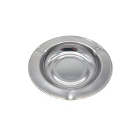 Попільничка металева кругла для цигарок настільна D 12 cm H 1,5 cm