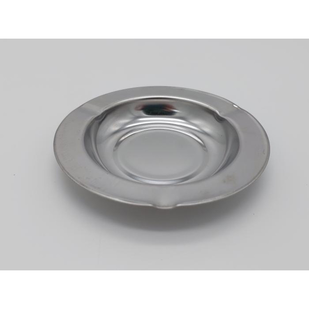 Попільничка металева кругла для цигарок настільна D 12 cm H 1,5 cm