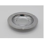 Попільничка металева кругла для цигарок настільна D 12 cm H 1,5 cm