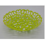 Фруктовница конфетница пластиковая Корзинка для фруктов Сухарница D 26 cm H 5 cm
