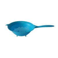 Дуршлаг пластиковый круглый Сито пластмассовое с длинной ручкой D 19,5 cm L 36 cm