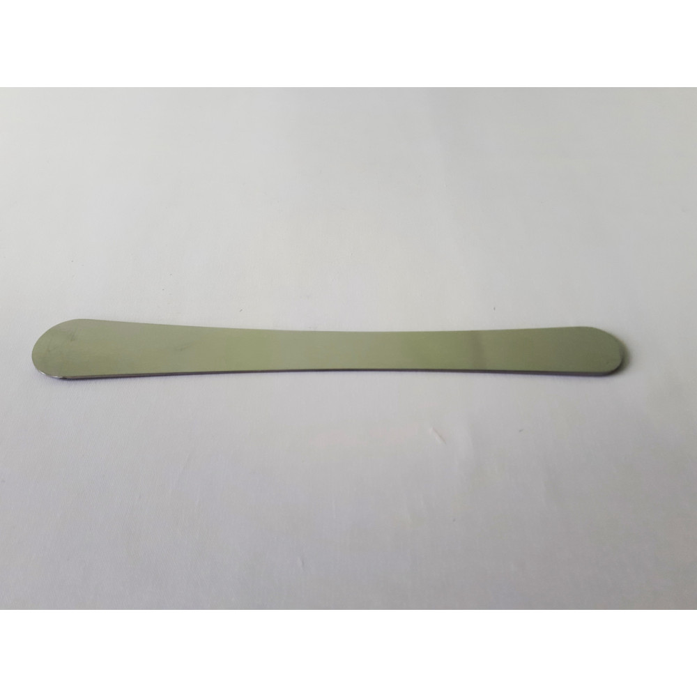 Шпатель кулинарный из нержавейки ровный L 20,5 * 2,5 cm