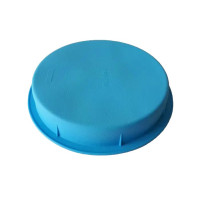 Форма силиконовая кондитерская для выпечки пирога или торта круглая D1-24,5 cm D2-22 cm H 4 cm