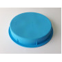 Форма силиконовая кондитерская для выпечки пирога или торта круглая D1-24,5 cm D2-22 cm H 4 cm