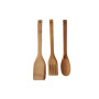 Набір кухонного приладдя бамбуковий для кухні 3 штуки ложка для гарніру та 2 лопатки L 29 cm