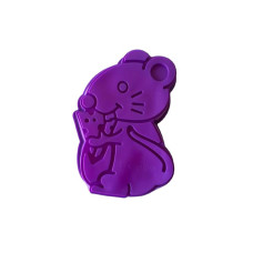 Форма силіконова кондитерська для випікання пирога або торта Мишка 25*18*4 cm