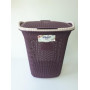 Кошик бак з кришкою для брудної білизни великий пластиковий 0261 VIOLET HOUSE 47,5*36,5 cm H 58 cm 65 літрів