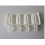 Форма силіконова для морозива Ескімо та євродесертів з паличками у наборі 4 штуки 21*12 cm / 7*4 cm H 1,5 cm