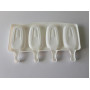 Форма силіконова для морозива Ескімо та євродесертів з паличками у наборі 4 штуки 26*15 cm / 9*5 cm H 2 cm