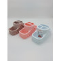 Органайзер пластиковый для мелочей в ванной и кухни Органайзер для ванных принадлежностей 22*9,5 cm H 10 cm