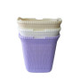 Кошик бак з кришкою для брудної білизни великий пластиковий A170 Alkansan Plastik 44*35 cm H 54 cm 50 літрів
