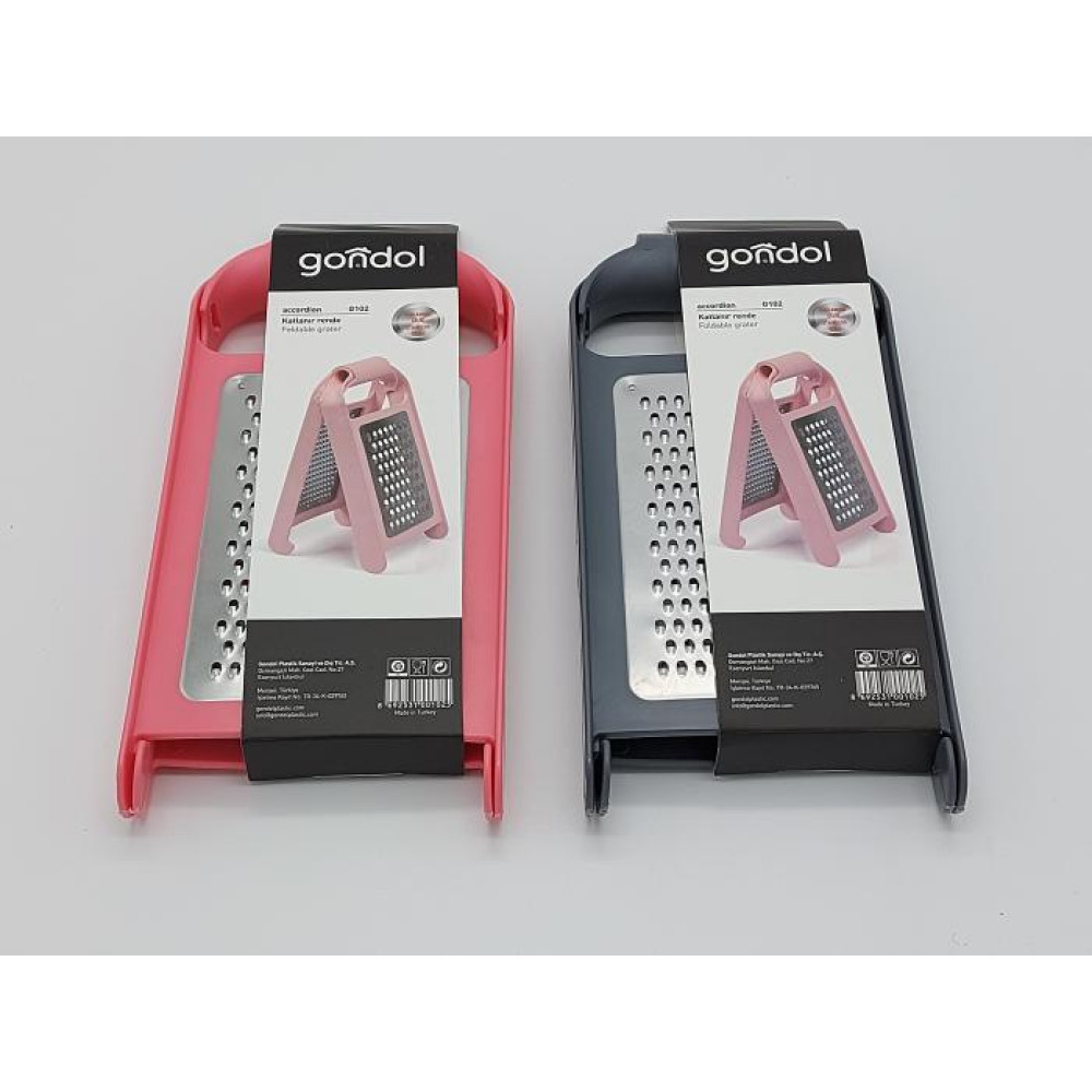 Тертка складана кухонна Gondol 102 ручна овочева пластикова 25*12 cm