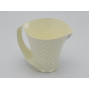 Кружка-сито дуршлаг DS-2503 пластиковая перфорированная D 14 cm H 13 cm