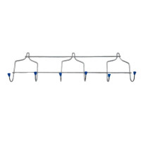 Вешалка для одежды и полотенец настенная металлическая на 6 крючков L 37 cm W 10 cm