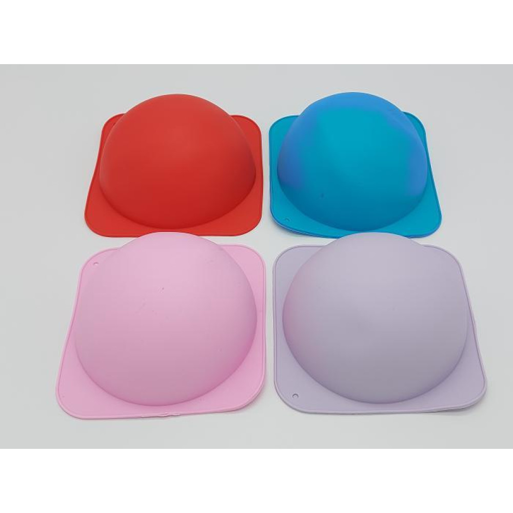 Форма для выпечки Полусфера большая кондитерская силиконовая D 18 / 16 cm H 8 cm