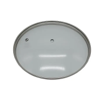Крышка стеклянная для сковородки без ручки D 20 cm