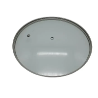 Крышка стеклянная для сковородки без ручки D 24 cm