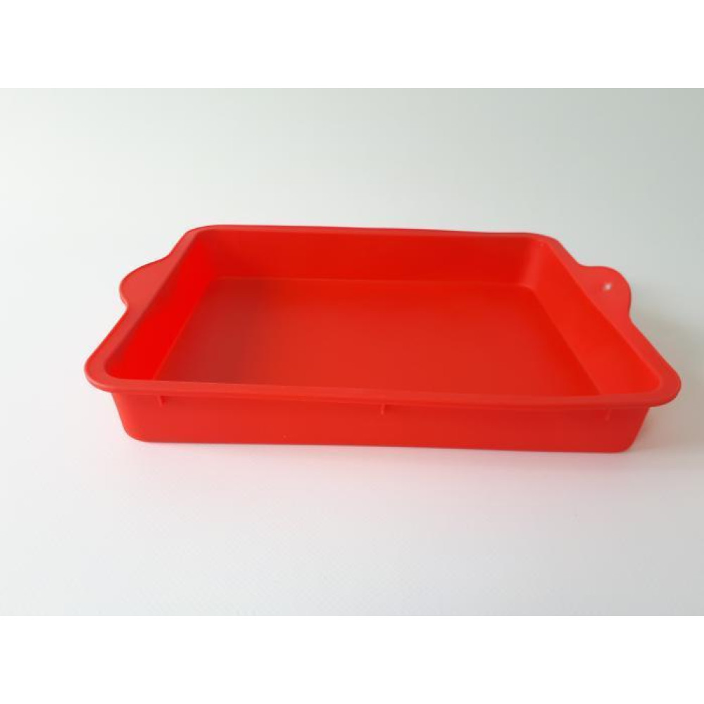 Силіконовий лист килимок для випічки прямокутний з бортиком 30*22 cm H 4 cm