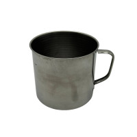 Кружка из нержавеющей стали со съемной ручкой Кружка нержавейка №6 D 13 cm H 11,5 cm 1,2 л ВЫСШИЙ СОРТ