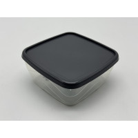 Пластиковый контейнер для пищевых продуктов с крышкой АК-662 Судок пищевой 0,5 л. 12*12*5,5 cm
