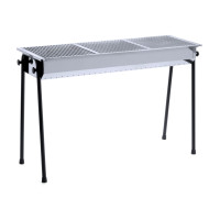 Гриль Resto, 3x 345x345 мм, 1130x380x840(H) мм 150801 Hendi 18/0 Stainless steel;Chrome-plated