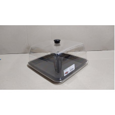 Кришка-купол 280х280, сумісна з GFT--0018BL GF--0018 Gastro Plast PC Прозорий
