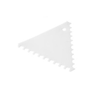 Скребок для тіста трикутний - 110х110 мм, 6 шт в упаковці, вузький інтервал 554210 Hendi PP (Polypropylene)