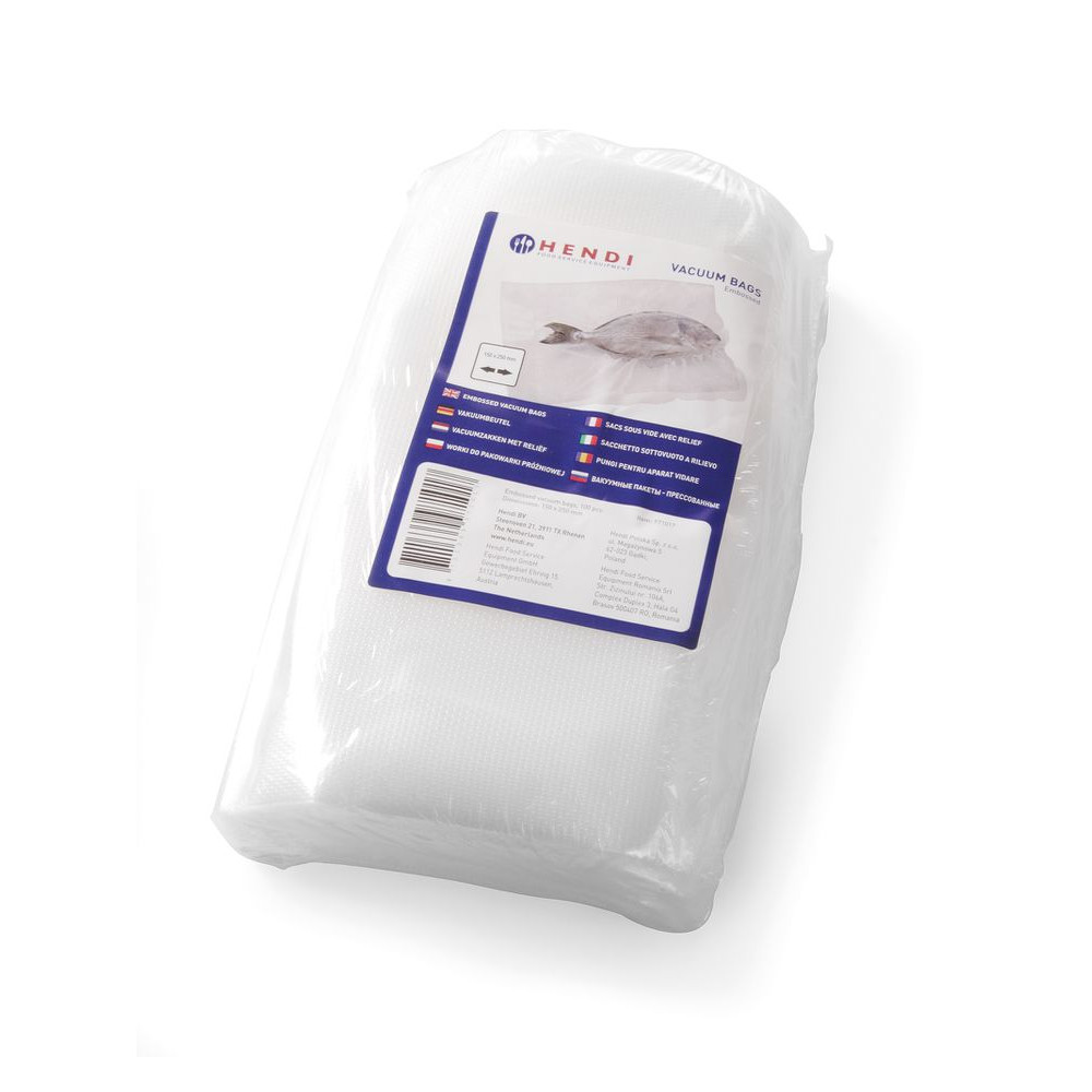 Пакети для вакуумного пакування - гофровані, 150x250 мм, 100 шт. 971390 Hendi