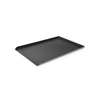 Деко для випічки перфороване з антипригарним покриттям - 600 x 400 мм 808221 Hendi Aluminium