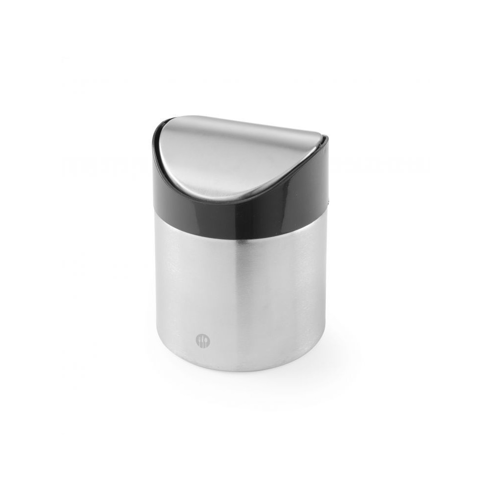 Контейнер для сміття настільний - ø95x(H)130 mm 440711 Hendi 18/0 Stainless steel