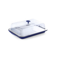 Піднос охолоджуваний з кришкою - прямокутний, 430x290x(H)150 мм 424155 Hendi Stainless steel;PS (Polystyrene)