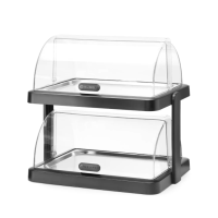 Вітрина подвійна охолоджувана, 440x320x(H)440 мм 871812 Hendi UNIQ ABS (Acrylonitril-butadieen-styrene);SAN (Styrene acrylonitrile resin)