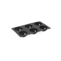 Форма силіконова, Semi-Sphere, Ø70x32 мм, 6 яч. 676202