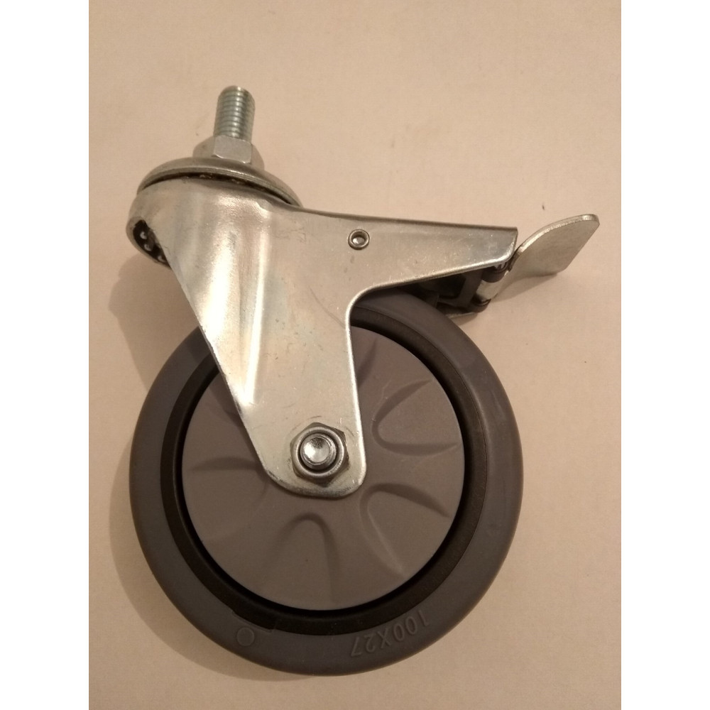 Колесо поворотное (с тормозом) к тележке 810002, 810101, 810606 810033