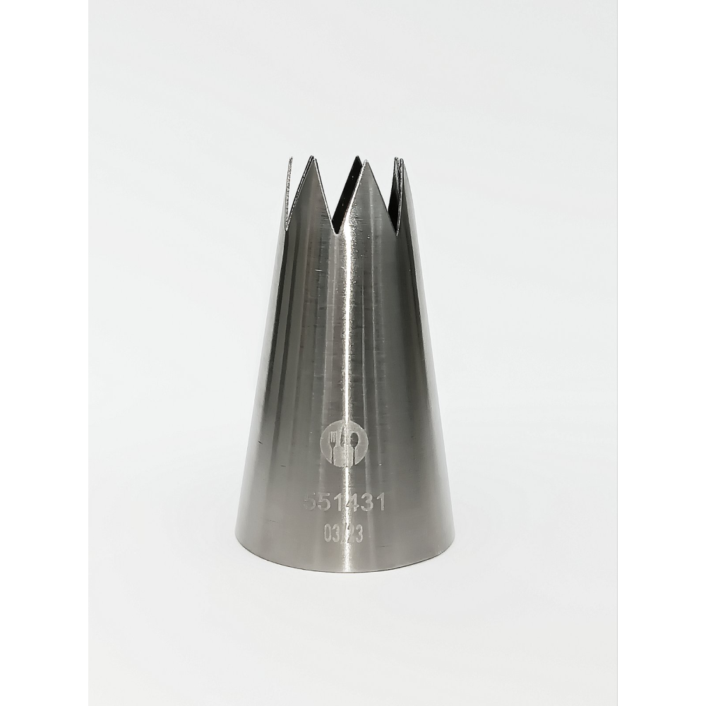 Насадки для кондитерських мішків - форма зірки, 14 мм 551431 Hendi 18/8 Stainless steel