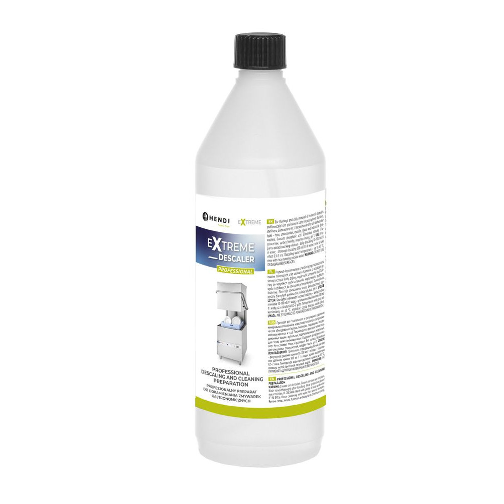 Професійний кислотний препарат для видалення накипу в посудомийних машинах, пляшка 1 л 975008 Hendi