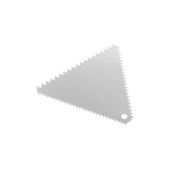 Скребок для тіста із неіржавної сталі - трикутний, 110x110 мм 554227 Hendi Stainless steel