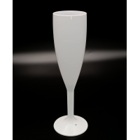 Бокал для шампанського з полікарбонату (білий) GC--0030W Gastro Plast PC Прозорий