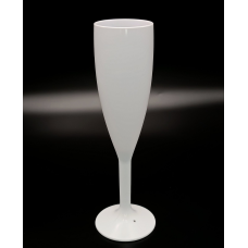 Бокал для шампанского из поликарбоната (белый) GC--0030W Gastro Plast PC Прозрачный
