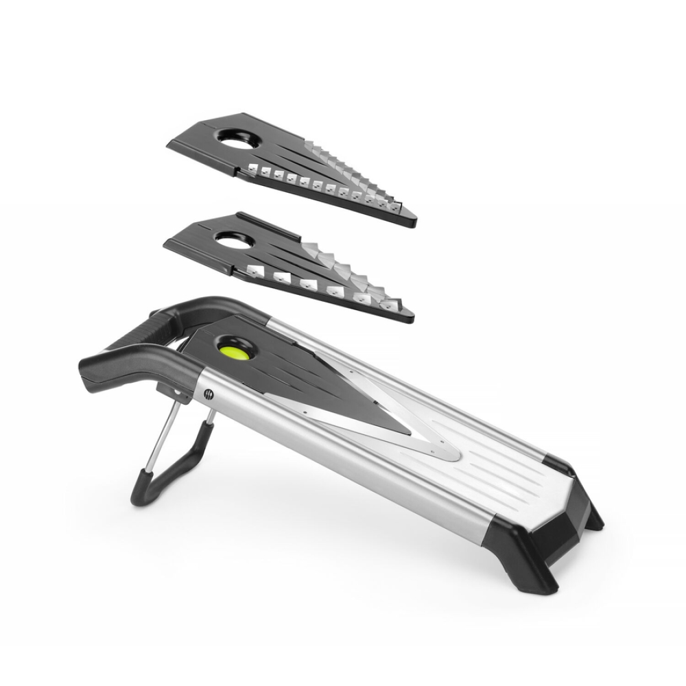 Терка для овочів ручна - V-подібна з подвійним лезом, 405x135x(H)145 мм 222676 Hendi ABS (Acrylonitril-butadieen-styrene);PP (Polypropylene);Stainless steel