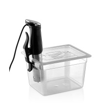 Кришка для гастроємності з полікарбонату GN 1/2 з вирізом для sous vide GNPL--0012/KK Gastro Plast PC Прозорий