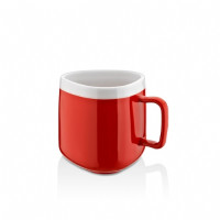 Трикутна чашка з подвійним кольором (червоний) GC--0013 Gastro Plast PC Червоний